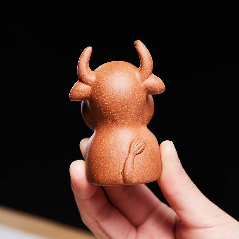 Zisha Clay Cute Ox Tea Pet