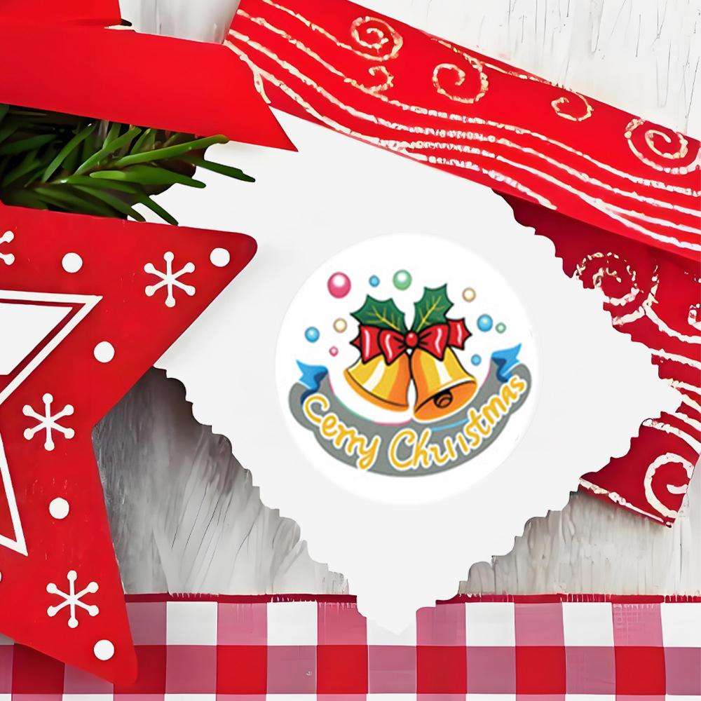 100-500pcs Santa Claus Tree Paper Label Cartoon Merry Christmas Sticker New Year Cute Snowman Stationery Stickers For Kids Gift