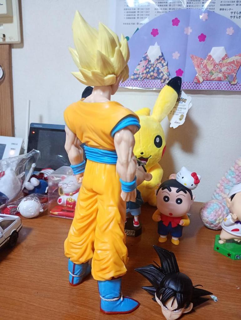 [USED] Dragon Ball Z Son Goku Figure Gold Hair & Black Hair 2 Patterns Available