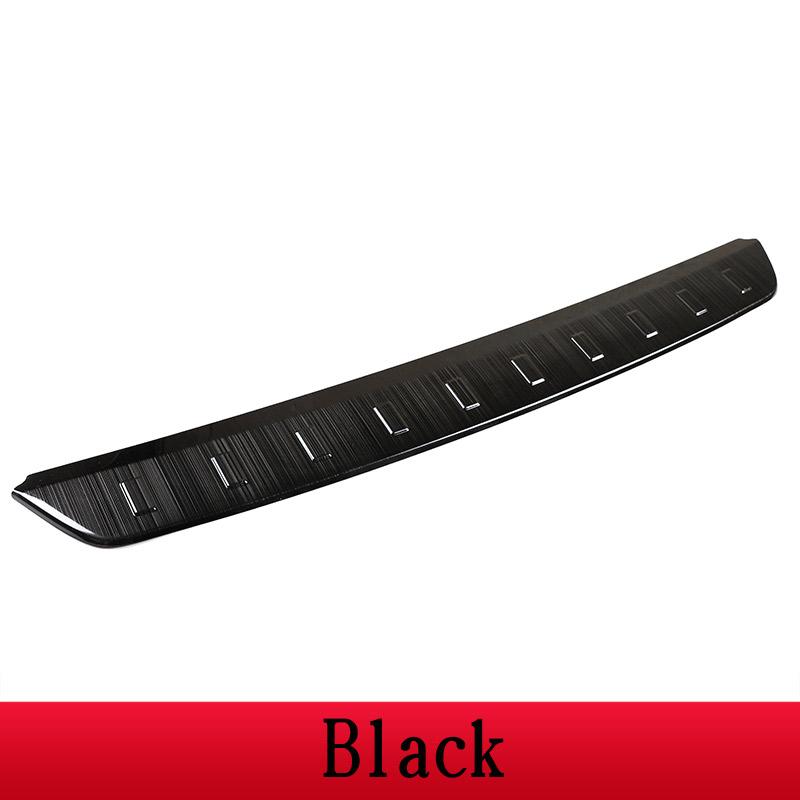 For Land Rover Defender 90 110 2020-2026 Stainless Steel Black/Silver Car Rear Bumper Plate Cover Trim Stickers Car Accessories