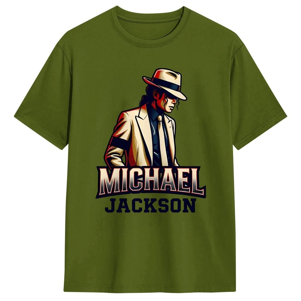 Couple T Shirt MMichael JJackson Poster TShirts Hippie Summer Tees Streetwear Cotton Tops Plus Size