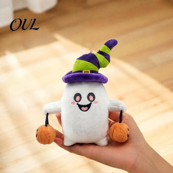 Decorative Ghost for Window Halloween Plush Keychain, Cute Spooky Stuffed Toy Pendant Backpack Doll Gift Keys, Soft Mini Bag Charm, Festive Party Kids