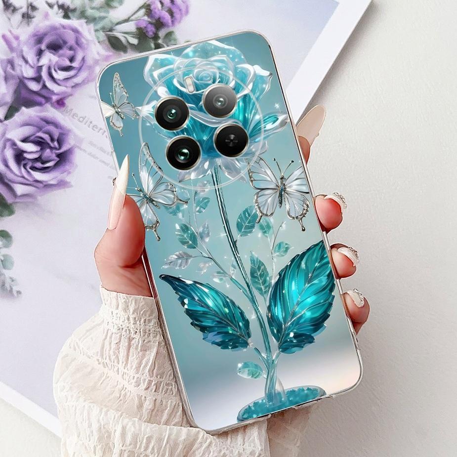 For Realme 12 Pro Plus Case RMX3840 Cute Cat Lucky Koi Painted Cover Soft Slim Phone Case For Realme 12 Plus Realme12 Pro+ Shell