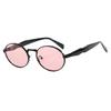 2026 New Style Oval Small Metal Frame Sunglasses Fashion Custom logo Vintage Uv400 Sunglasses