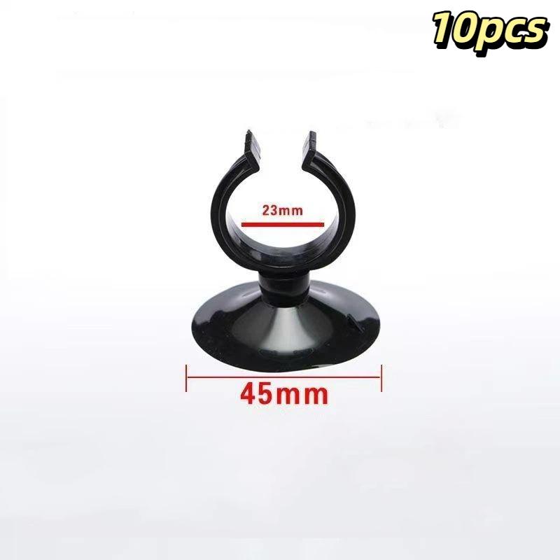 10Pcs Fish Tank Suction Cup Holders Secure Grip Fit Air Tubing Pumps Heater Hoses for Freshwater Aquarium Setup
