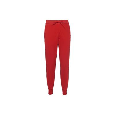 Logo Loose Fit Cuffed Sweatpants Men Bottoms Red GK4519