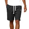 Shorts Casuais Masculinos com Cordão de Tecido