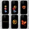 Filme Distopice Populare T-The Hunger Games Carcasă Telefon Carcasă Telefon Ambalaj Moale Ușoară Pentru iPhone17 16 15 14 13ProMax