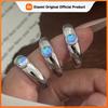 BF CLUB 925 Sterling Silver Ring For Women Jewelry Moon Stone Open Vintage Handmade Ring Allergy For Party Birthday Gift