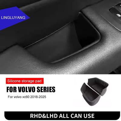 Accessories for Volvo XC60 Door Storage Box Door Slot Mat Door Handle Storage Box 2018-2024