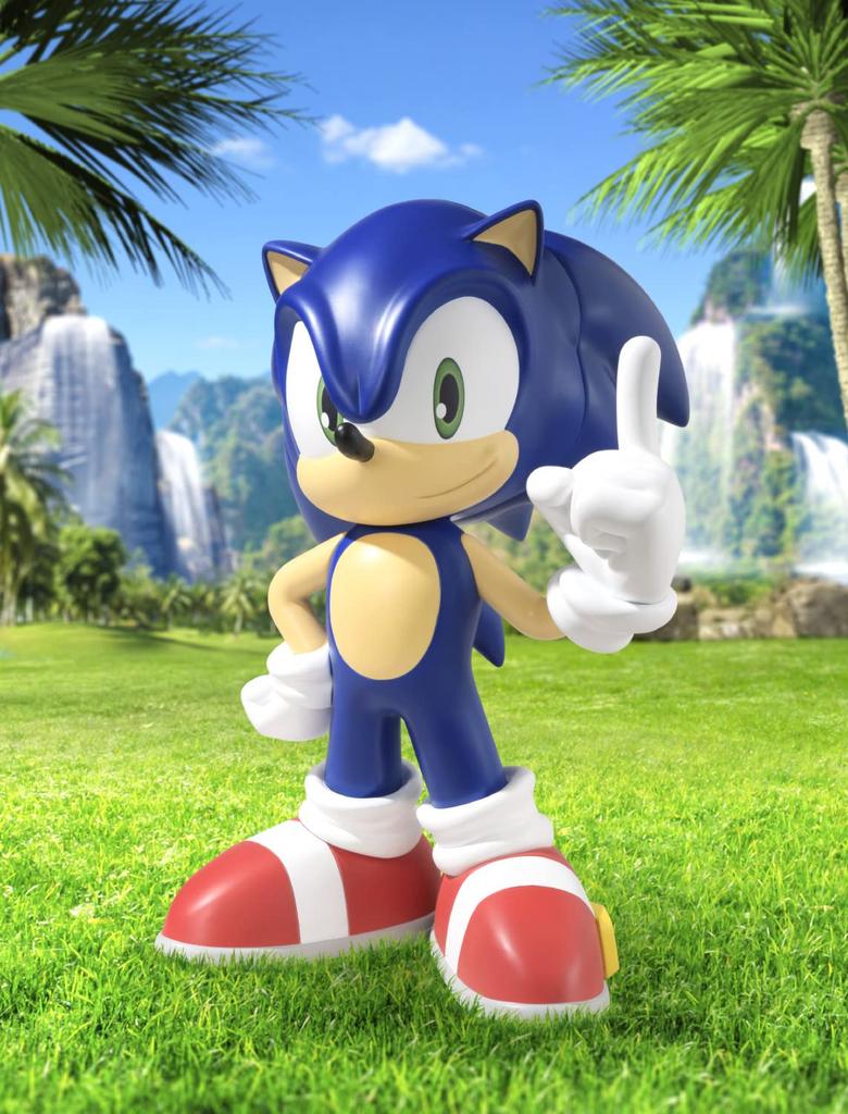 Bell Fine SoftB Sonic the Hedgehog Height 300mm PVC Painted Completed Figure BF124 approx. Non-scale