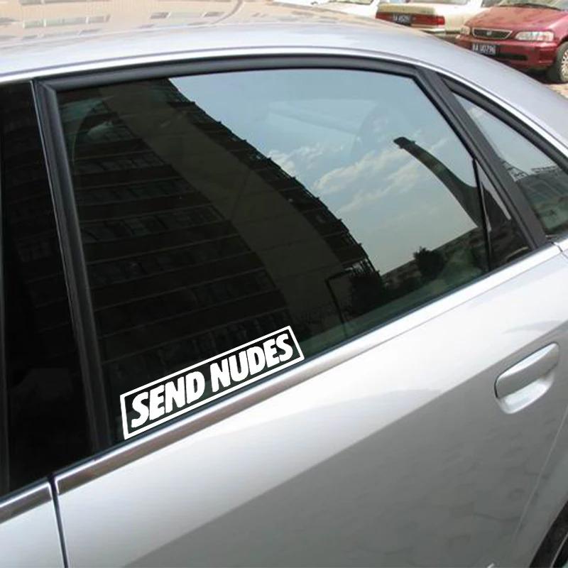 20*4.5CM Creative Car interior stickers Various Colors Car Stickers Vinyl Decal Send Nudes Motorcycle Decorative Accessories