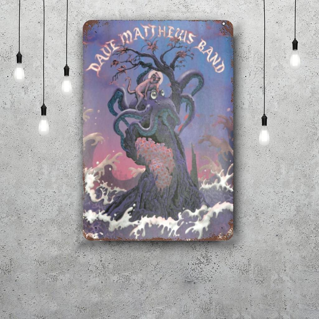 Dave Matthews Band Metallschilder Wanddeko Vintage Blechschilder Captain Metallposter Dekor für Bar Pub Club Wanddekoration
