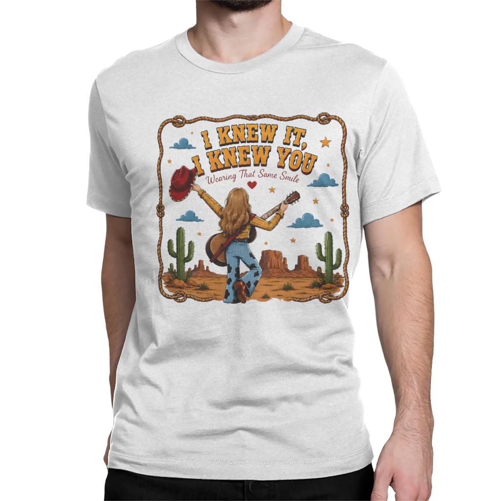 Unisex Unisexs Tshirt I Knew It I Knew You Western Bestie Style Cotton Tees Short Sleeve Ts5 T Shirt Crewneck Clothing Gift Idea