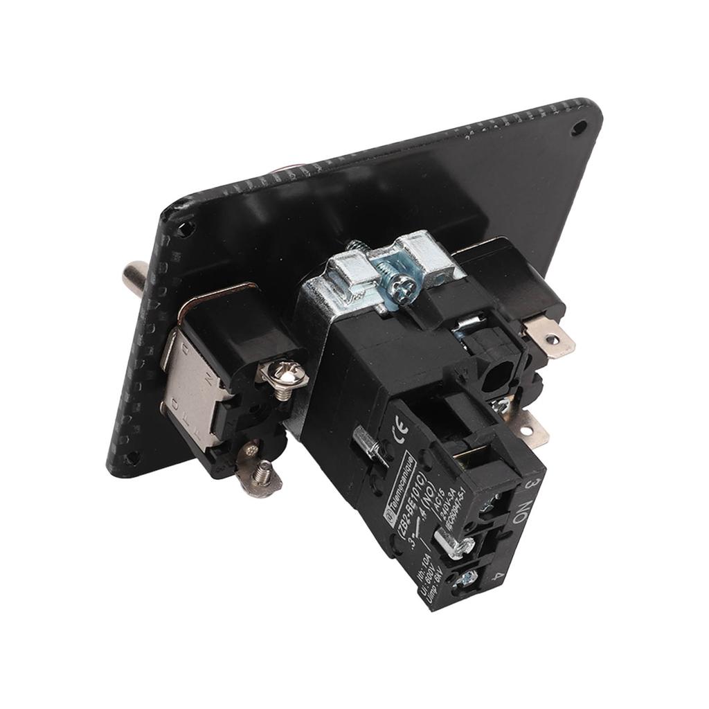 Universelles Zündschalterpanel im Carbonfaser-Stil 12V Aluminiumlegierung Motorstart-Druckknopf für