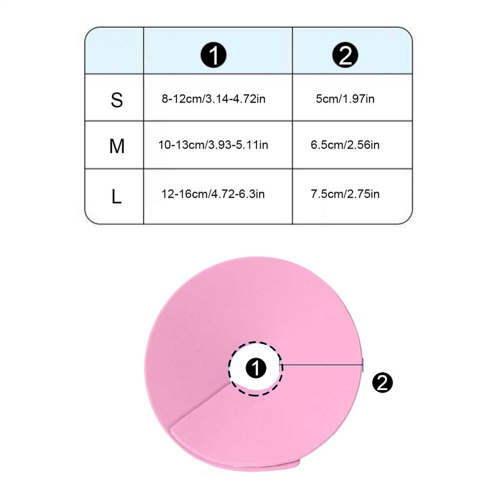 

Конус для хомяка Мягкий воротник-конус для хомяка Противо-облизывающий восстановительный воротник для мелких животных Защитный воротник для шеи Попугая Ежедневных Поездок Кролика S