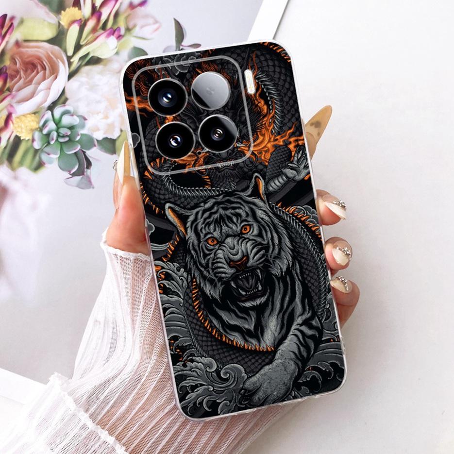 For Xiaomi Mi 15 Pro 5G Case Luxury Butterfly Painted Cover Soft Silicone Phone Case For Xiaomi 15 Pro Mi15 Pro 5G Fundas Bumper