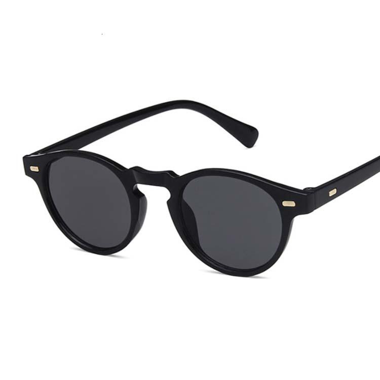 Classic Vintage Sunglasses Woman Male Round Cat Eye Sunglasses Female Retro Style Leopard Small Frame