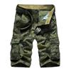 2017 Camouflage Multi-Pocket Übergröße 5-Punkt Cargo-Shorts für große Männer