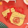 Portable Drawstring Gift Bag Fu Character Goody Bag Candy Bag  Jewelry Candy Storage