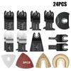 Multitool Electric Saw Blade Set for Woodworking and Metal Cutting