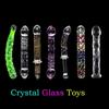 Pyrex Glass Dildo Fake Penis Crystal Anal Beads Butt Plug Prostate Massager G Spot Female Masturbation Toys