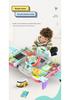 Multifunctional Educational Airplane Toy with Lights, Music, Driving Simulator, and Piggy Bank for Kids