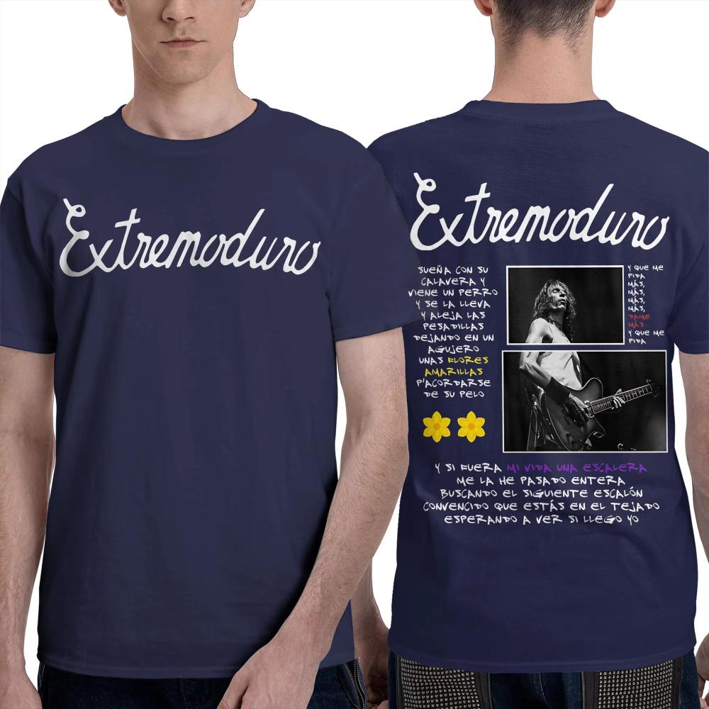 

Extremoduro Album Rock Band Men Women Printed T Shirt Apparel Vintage Tee TShirt Pure Cotton Original Fashion Oversize Clothing 4XL