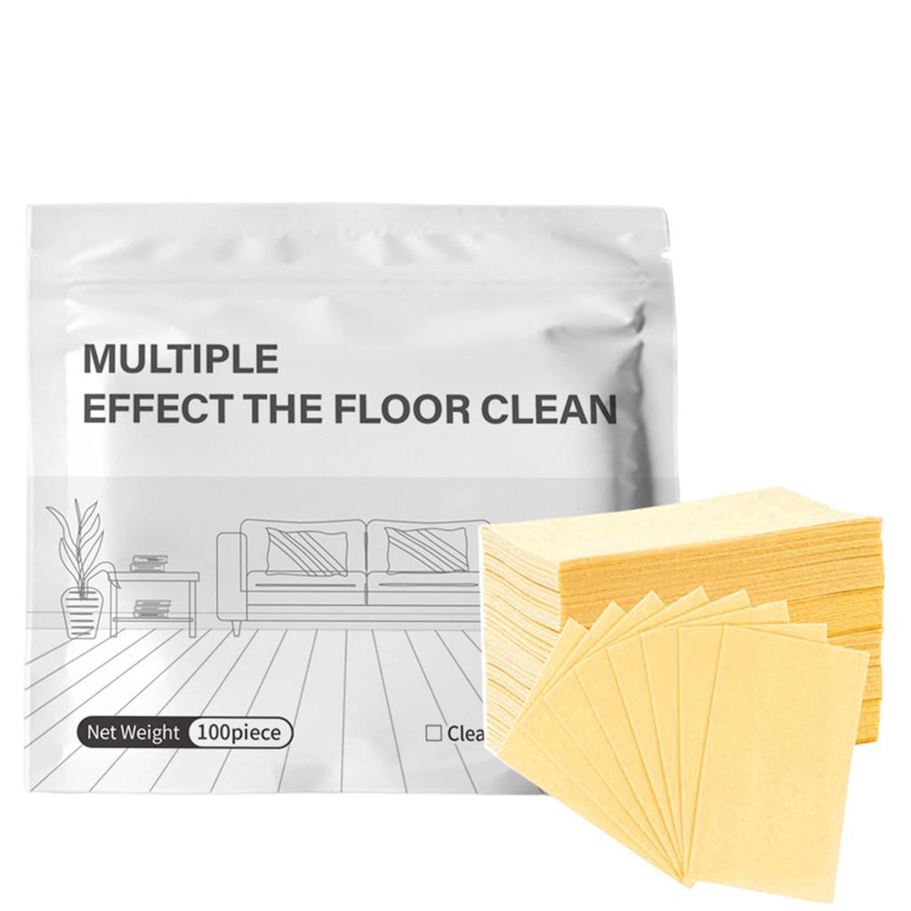 Multipurpose Floor Cleaning Sheets for Home Use Gentle Formula Deep Cleansing Deodorizing and Brightening Suitable for Various Surfaces 60pcs
