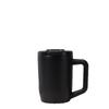 Stainless Steel Travel Mug With Handle - Vacuum Insulated Coffee Cup Office Home Commute 15oz Leakproof Lid