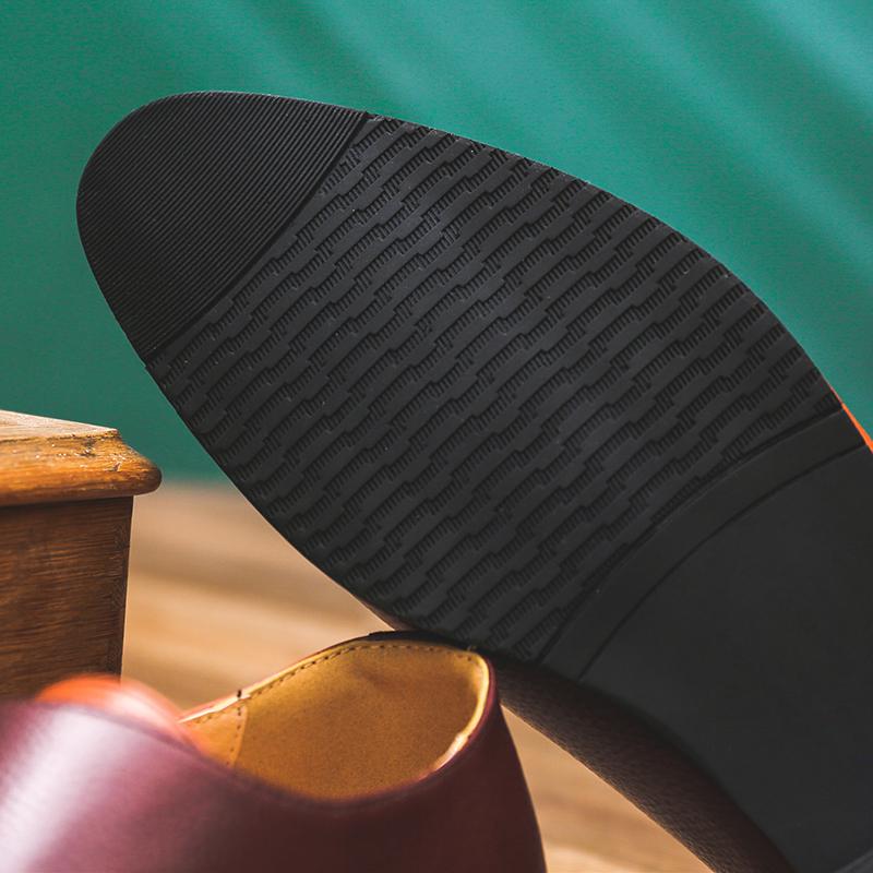 Новая лоскутная кожаная обувь больших размеров для мужчин — фото 9