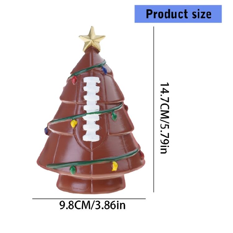 Football Inspires Festival Tree Ornament Resin Craft Home Party Gift Christmas Accessories Holiday Accessory