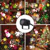 Christmas Halloween Projector Lights Outdoor 16 Pattern Slide LED Laser Projector Light Indoor Holiday Party Wall Decoration