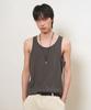 GENERALIDEA Man Basic Sleeveless Top [Charcoal] / Gf2Mts010