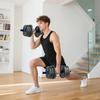 Adjustable Dumbbell Set, 25 Kg, 3-in-1, Extension Bar, Blue