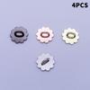 New 2/4PCS Adhesive Metal Stars Moon Bow Phone Charm Holder Phone Case Finger Ring Stand Hook Buckle Charm Clasp Accessor String 5