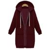 Autumn/Winter Oversized Velvet Hooded Cardigan for Women