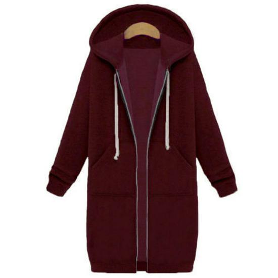 Autumn/Winter Oversized Velvet Hooded Cardigan for Women