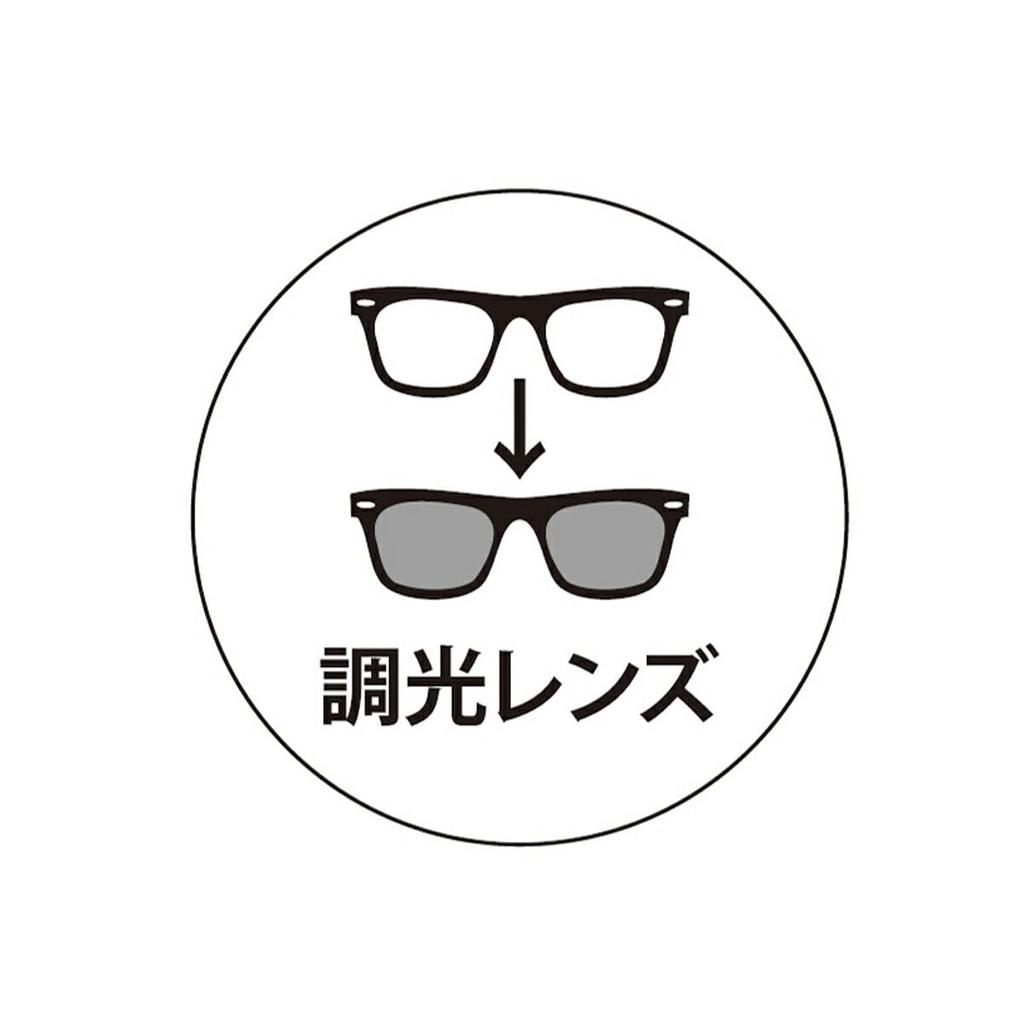 Sunglasses UV Square FREE SUNGLASSES WLTN PHOTOCHROMIC BLK [New Era] Black/Gray