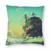 Anime Movie Landscape Square Pillowcase Polyester Linen Velvet Creative Zip Decor Throw Pillow Case Car Cushion Cover