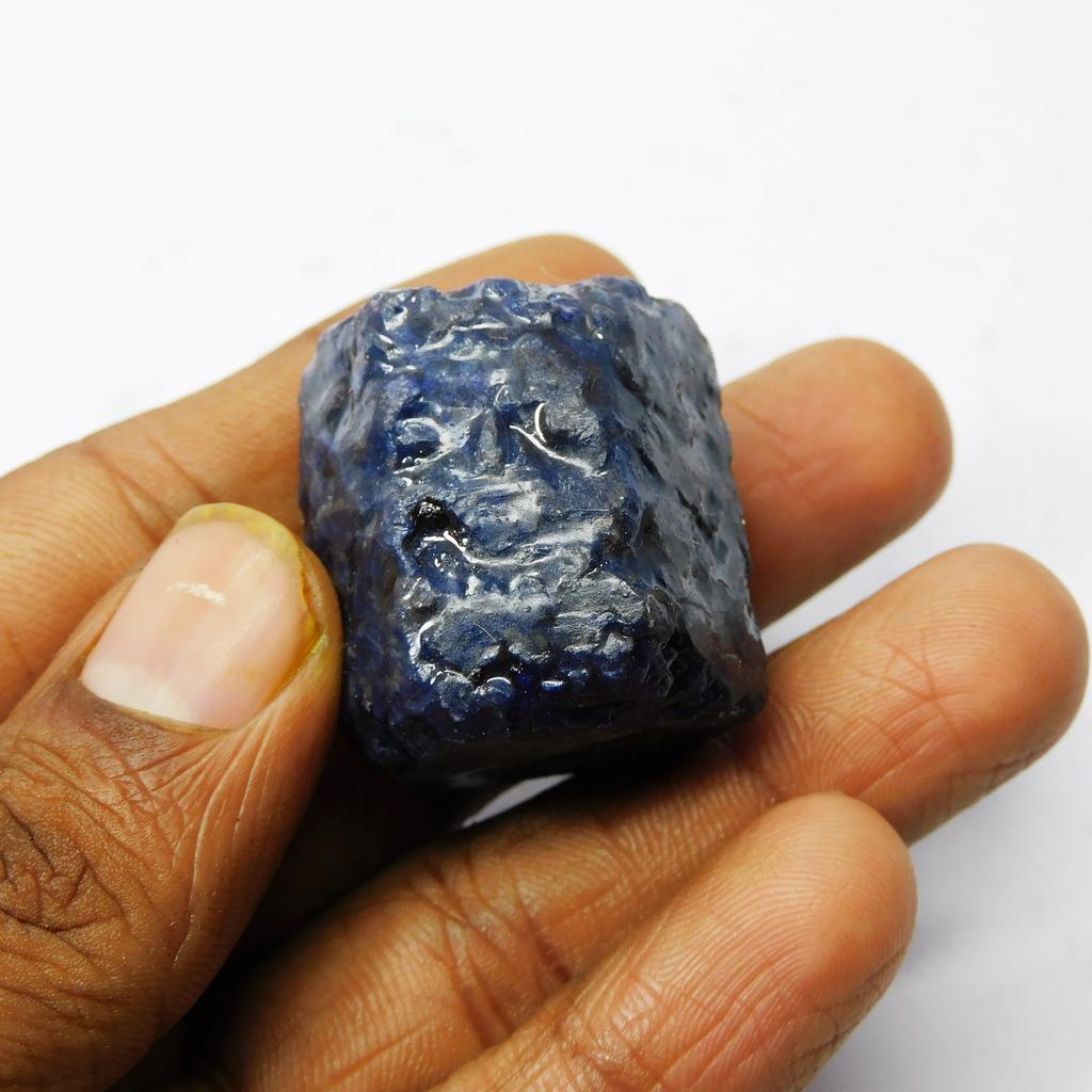 265.45 Carat Uncut Raw Natural Blue Sapphire Rough Loose Gemstone CERTIFIED M-1305-h