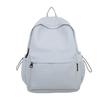 Lightweight Travel Backpack Women Large Capacity Backpack Solid Color Student Schoolbag