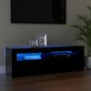 VidaXL TV Stand with LED Lights, Television Cabinet, Living Room TV Unit, Low Cabinet for Interior Living Room, 804311