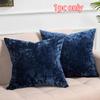 1 Pc Home Decorative Luxury Super Soft Faux Velvet Rectangular Pillow Cover Pillowcase for Sofa/Bed/Living Room 45x45cm/17.7x17.