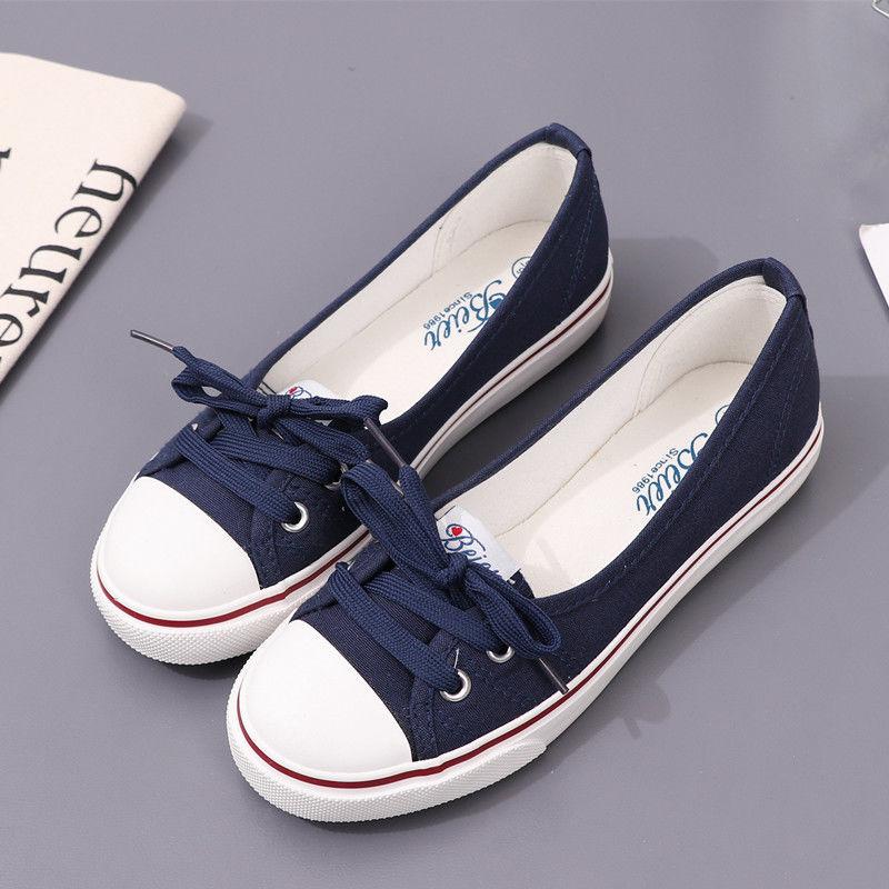 Whit Women's Canvas Shoes Flat Summer Ladies Footwear Daily Routine Original Light Aesthetic 2025 New Arrival Cheap Y2k Fashion