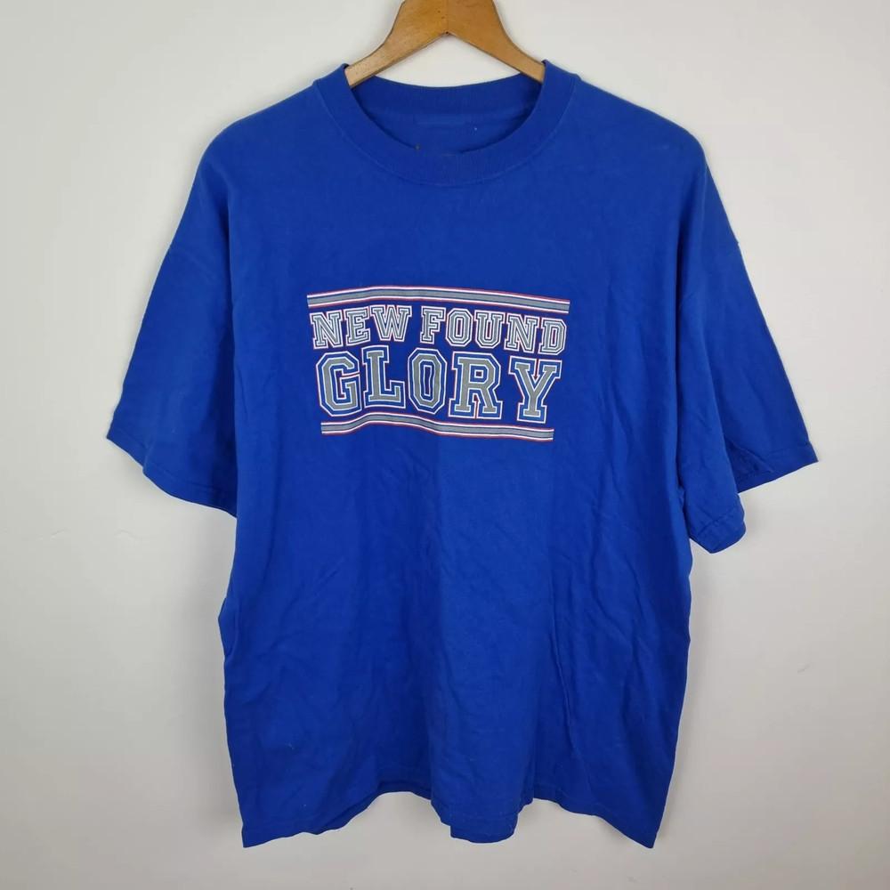 New Found Glory Band Short Sleeve Blue Cotton T Shirt Full Size S-5XL Unisex T-Shirt XXL