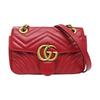 [Pre-Owned] GG Marmont Matelassé Mini Bag 'Red' - Very Good #JRA2QO