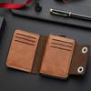 New Zipper Three Fold Wallet Multifunctional Men Card Holder Casual Male Coin Purse ID Card Holder Business Clutch Bag