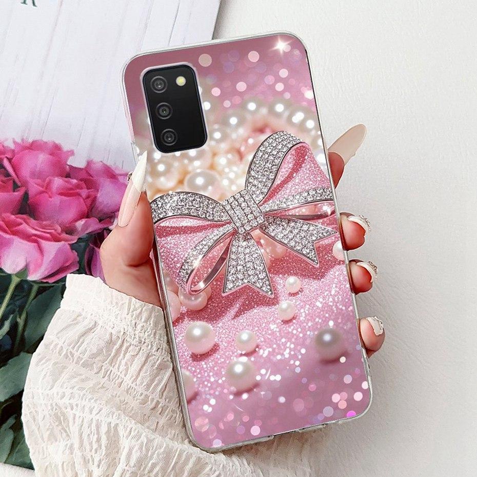 Cute Painting Phone Case For Samsung Galaxy A03s Soft Silicone TPU Back Covers For Samsung A03S SM-A037F A037G Cases Bumpers