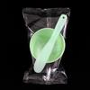 DIY Face Mask Mixing Bowl & Spatula Set Pastel Smooth Plastic Non-Slip for Home Beauty Skincare Tools